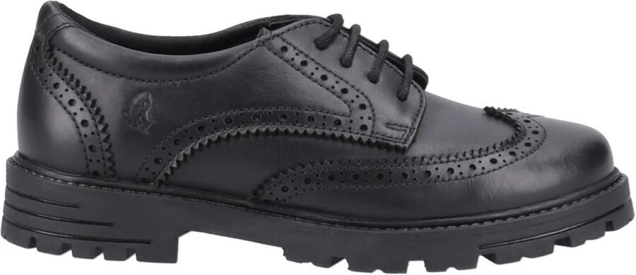 Hush Puppies Meisjes Maxine Leren Schoolschoenen (Zwart)