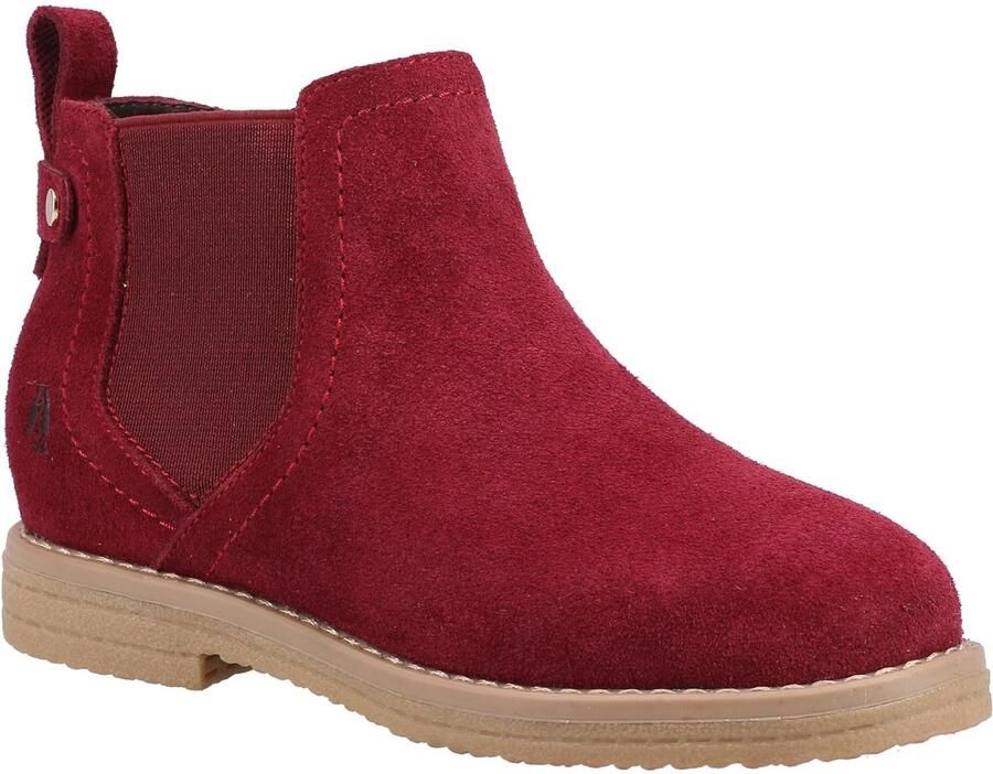 Hush Puppies Meisjes Mini Maddy Suede Enkellaarsjes (Bourgondië)