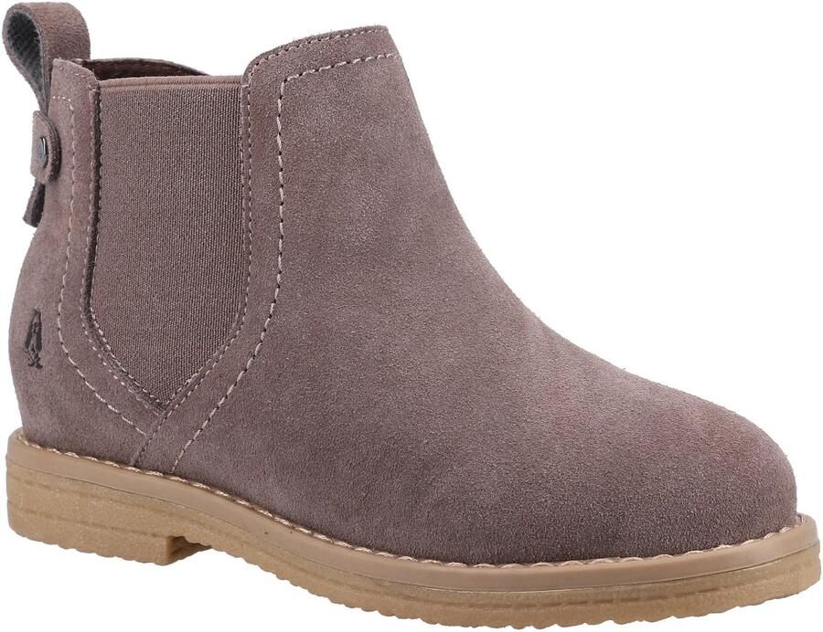 Hush Puppies Meisjes Mini Maddy Suede Enkellaarsjes (Grijs)