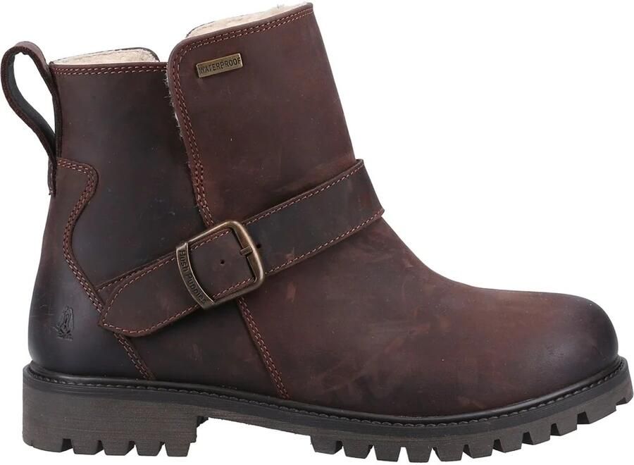 Hush Puppies Meisjes Mini Wakely Leren Laarzen (Bruin)
