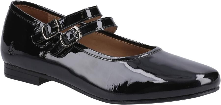 Hush Puppies Nancy Mary Jane Leren Dames Zwarte Ballerina's