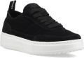 Hush Puppies Nesta Leren Dames Zwarte Standaard Sneakers - Zwart