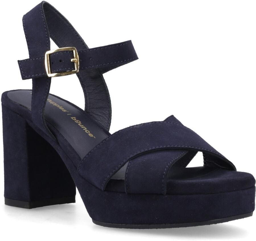Hush Puppies Ophelia Suède Dames Marine Sandalen