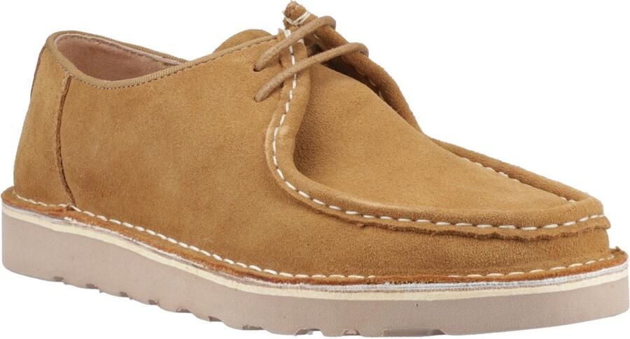 Hush Puppies Otis Suede Heren Tan Veterschoenen