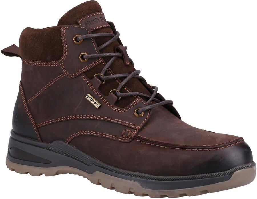Hush Puppies Palmer Leder Heren Bruin Laarzen