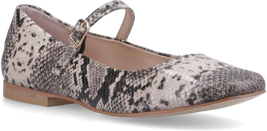 Hush Puppies Pasha Leren Dames Slangen Ballerina's
