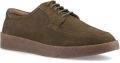 Hush Puppies Rafael Suède Heren Khaki Veterschoenen - Kaki