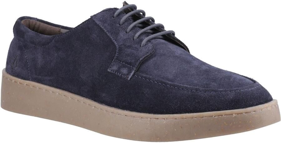 Hush Puppies Rafael Suède Heren Navy Veterschoenen