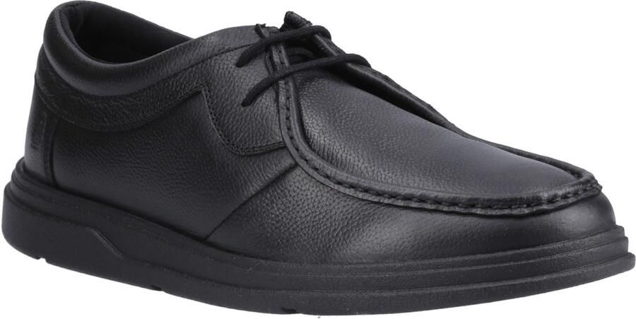 Hush Puppies Ronan Mocc Leren Zwarte Mocassins Schoenen Van Leather Boys