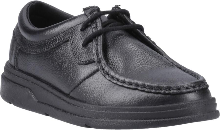 Hush Puppies Ronan Mocc Leren Zwarte Mocassins Schoenen Van Leather Boys