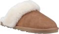 Hush Puppies Samantha Dames Suède Tan Pantoffels - Cognac