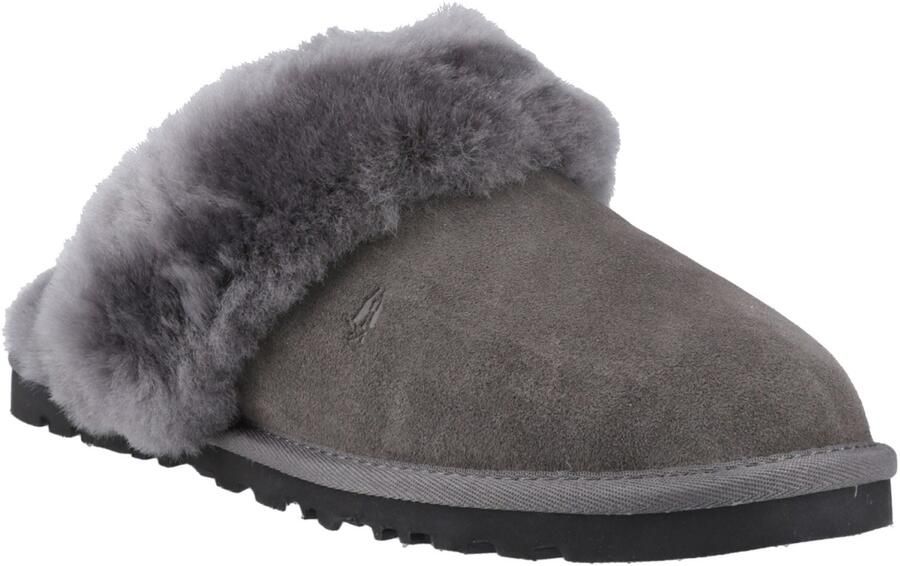 Hush Puppies Samantha Suede Dames Grijze Pantoffels