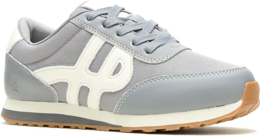 Hush Puppies Seventy8 Dames Sneakers Van Leer In Het Grijs