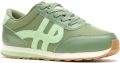 Hush Puppies Seventy8 Dames Sneakers Van Leer In Olijfgroen - Olijfgroen