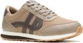 Hush Puppies Seventy8 Leren Heren Sneakers Van Fossil - Bruin