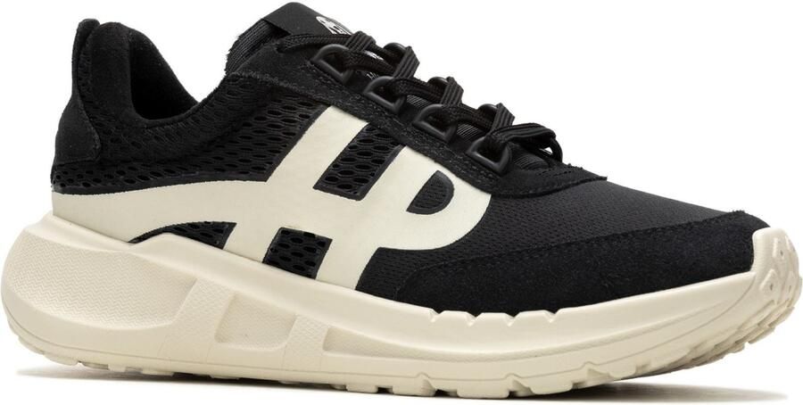 Hush Puppies Seventy8 Retro Runner Dames Zwarte Suède Sneakers