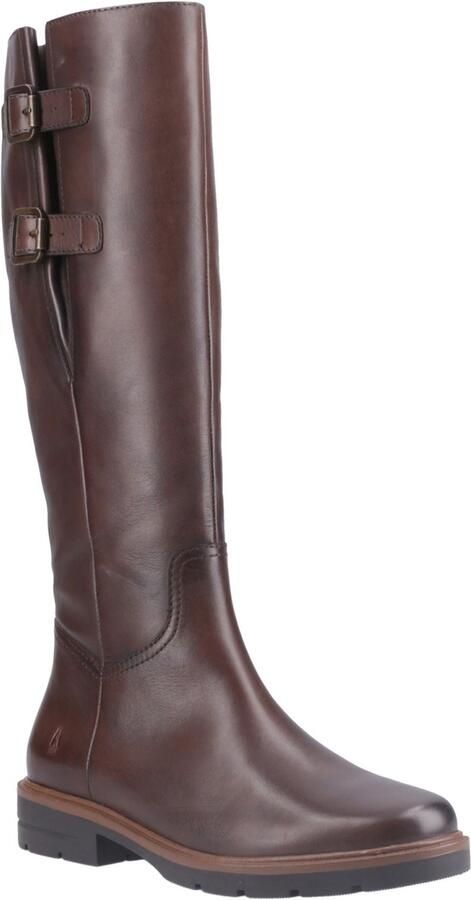 Hush Puppies Tallulah Leren Dames Bruine Laarzen