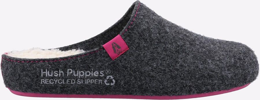 Hush Puppies The Good Dames Pantoffels In Antraciet