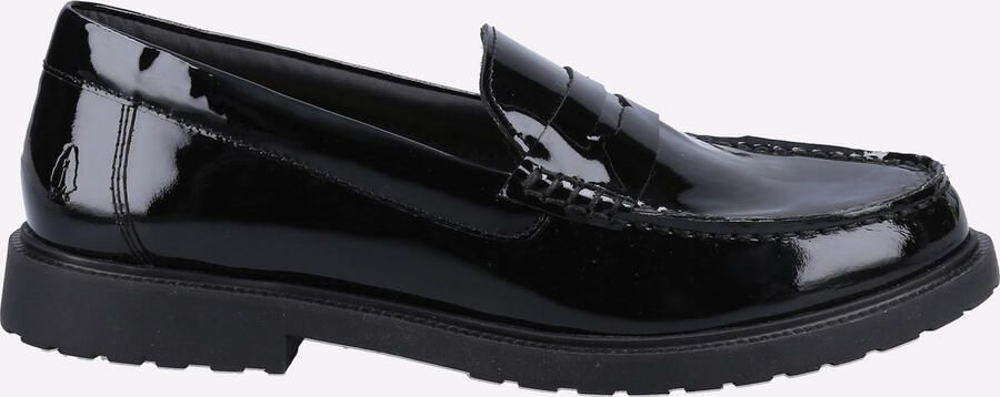 Hush Puppies Verity Slip On Dames Leren Zwarte Patent Instappers