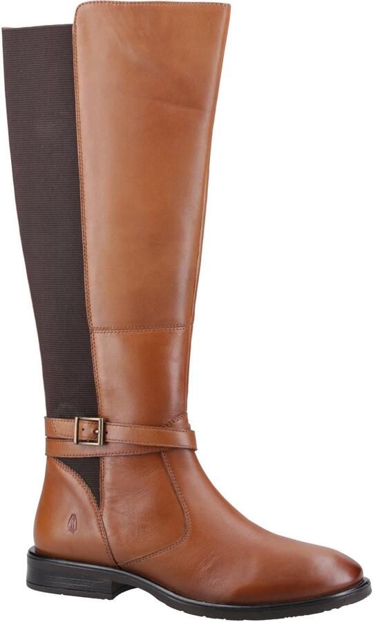 Hush Puppies Victoria Leer Vrouwen Laarzen Tan