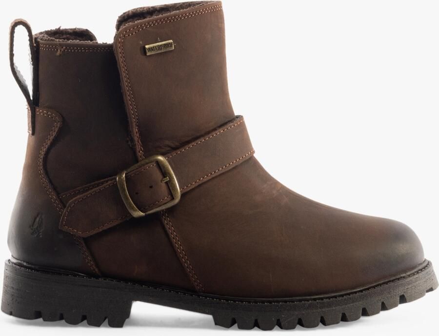 Hush Puppies Wakely Dames Leren Bruine Laarzen