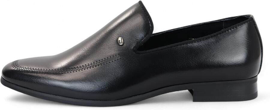 Infinity Leather Bruine klassieke instappers voor heren formele schoenen