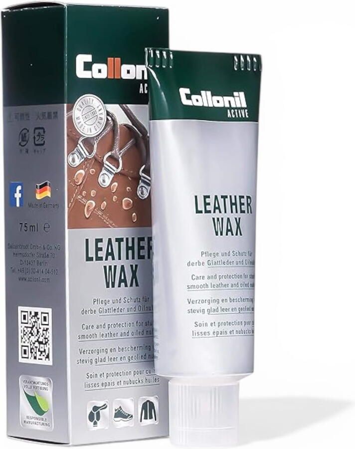 Infinity Leather Collonil 75ml Outdoor Active Leather Wax Waterdichte Schoenverzorging