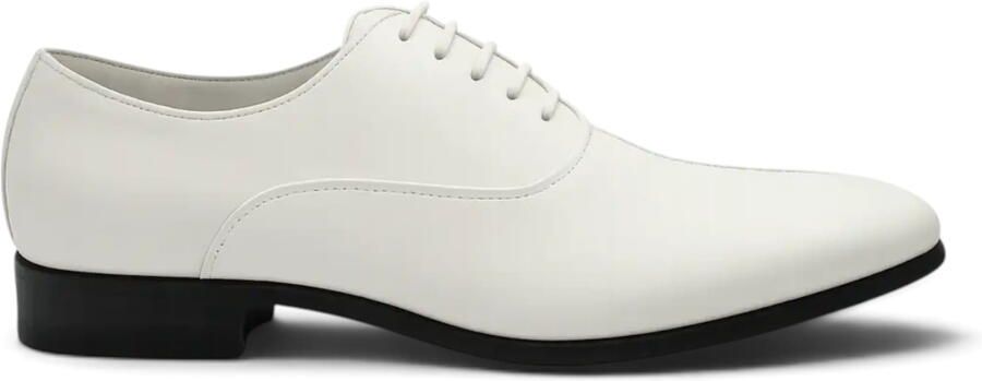 Infinity Leather Heren Witte Formele Patent PU Leren Oxford Schoenen M64340