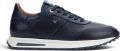 Infinity Leather Martinelli Blauwe Leren Sneakers Trainer Veterschoenen Hanbury - Blauw