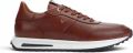 Infinity Leather Martinelli Bruine Leren Sneakers Trainer Veterschoenen Hanbury - Donkerbruin