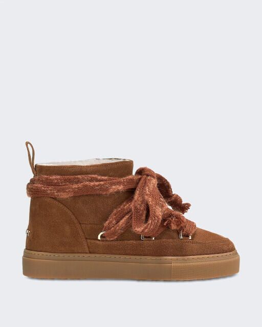 INUIKII Dames laars suede knot brown