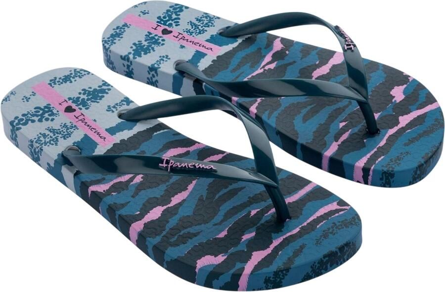 Ipanema Zebra-teenslippers voor dames (Blauwdruk)