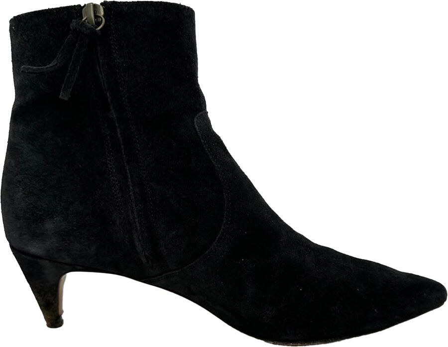 Isabel Marant Pre-owned Isabel Marant Derst 60 enkellaarsjes in zwart suède