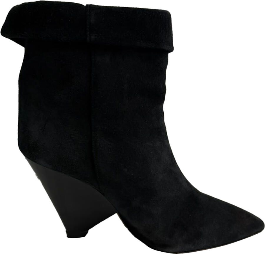 Isabel Marant Pre-owned Isabel Marant Puntige Enkelboots in Zwart Suède