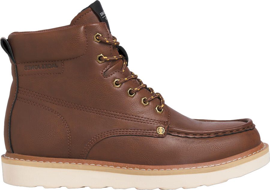 Jack & jones Jack And Jones Heren Archway Moc Toe Enkellaarsjes (Cognac)