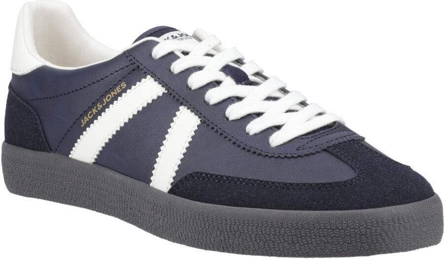 Jack & jones Mambo Special Polyurethaan Heren Sneakers Navy Marsmallow