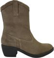 Jack Wills Dalida suède westernlaarzen met blokhak voor dames (Taupe) - Taupe