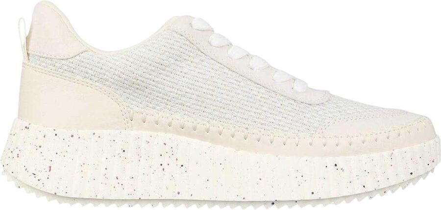 Jack Wills Dames Gebreide Platform Sleehakken (Crème)