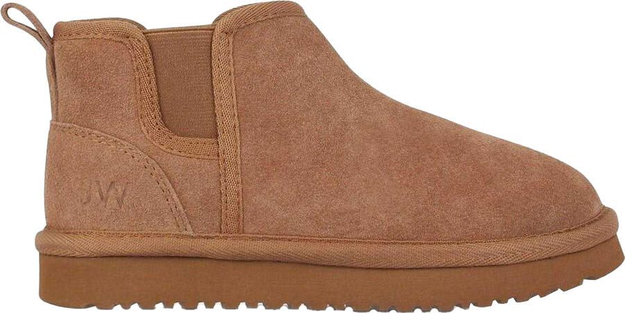 Jack Wills Kinder Kinder suède slip-on blokhak Chelsea laarzen (Tan)