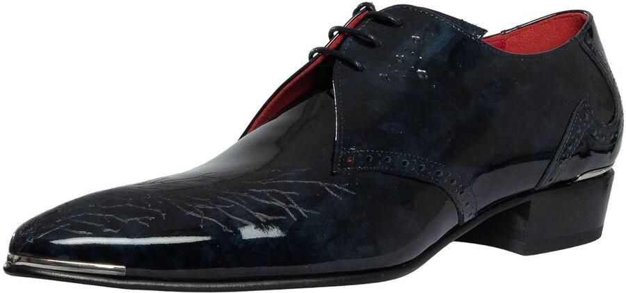 Jeffery West Branch Brogue Leren Schoenen Blauw