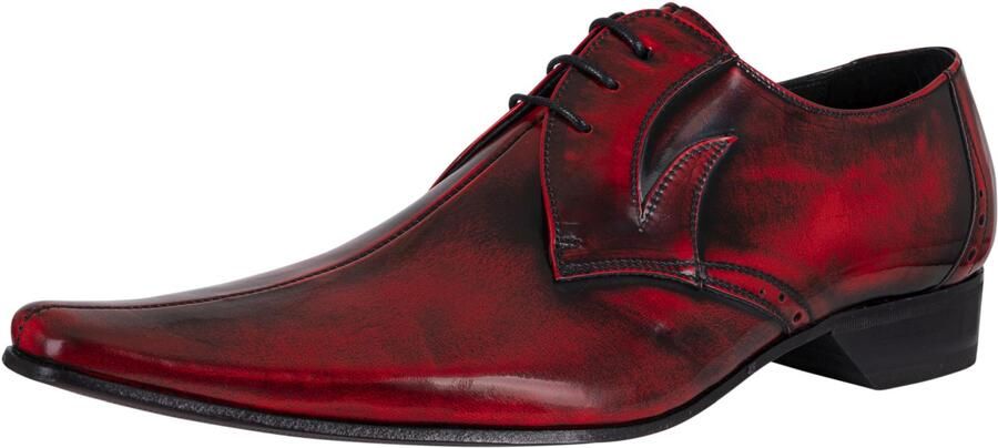 Jeffery West Derby Lederen Schoenen Rood