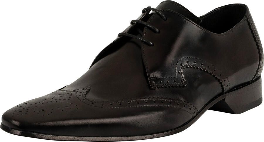 Jeffery West Escobar Lederen Schoenen Zwart