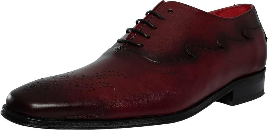 Jeffery West Leren Oxford Schoenen Rood