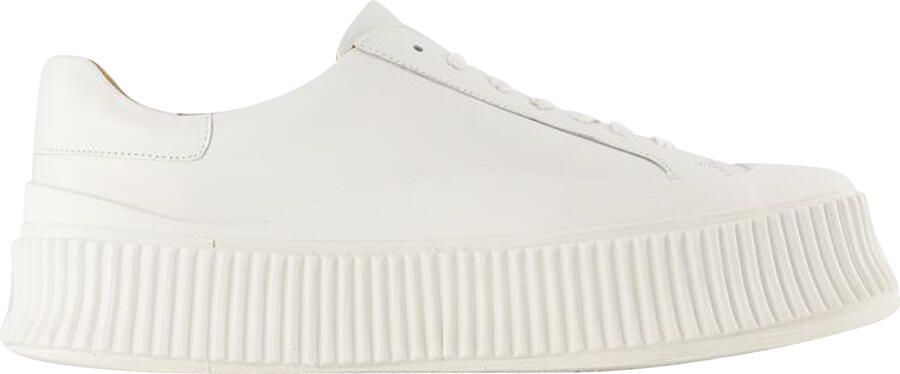 Jil Sander Sneakers Leer Wit