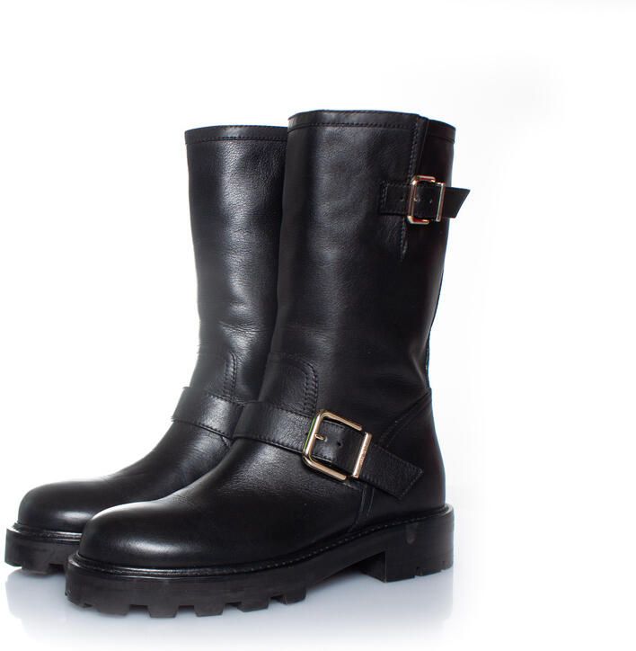 Jimmy Choo Pre-owned Jimmy Choo Biker 2 leren laarzen