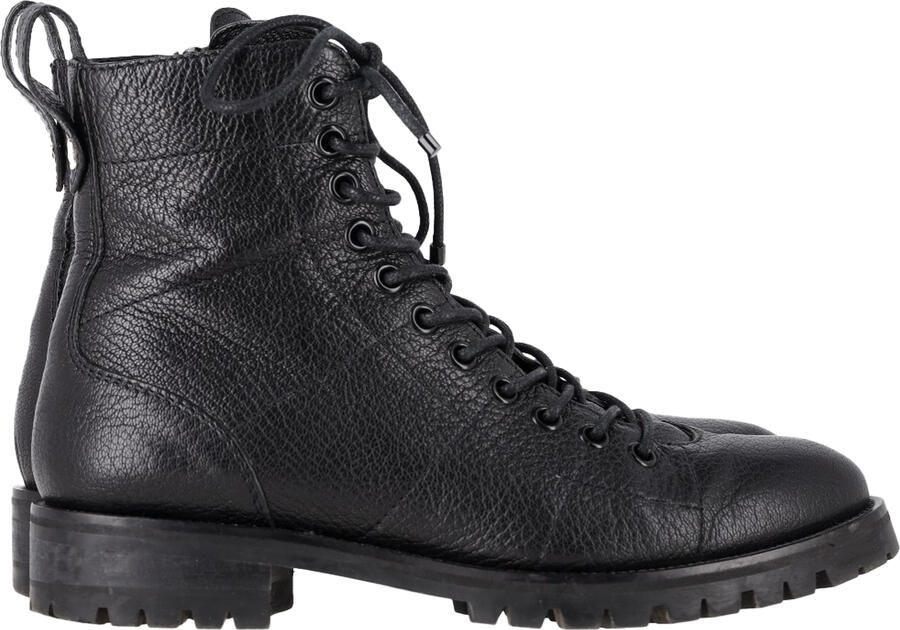 Jimmy Choo Pre-owned Jimmy Choo Cruz Veterschoenen Enkellaarsjes in Zwart Leder