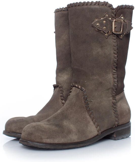 Jimmy Choo Pre-owned Jimmy Choo suède bikerlaarzen