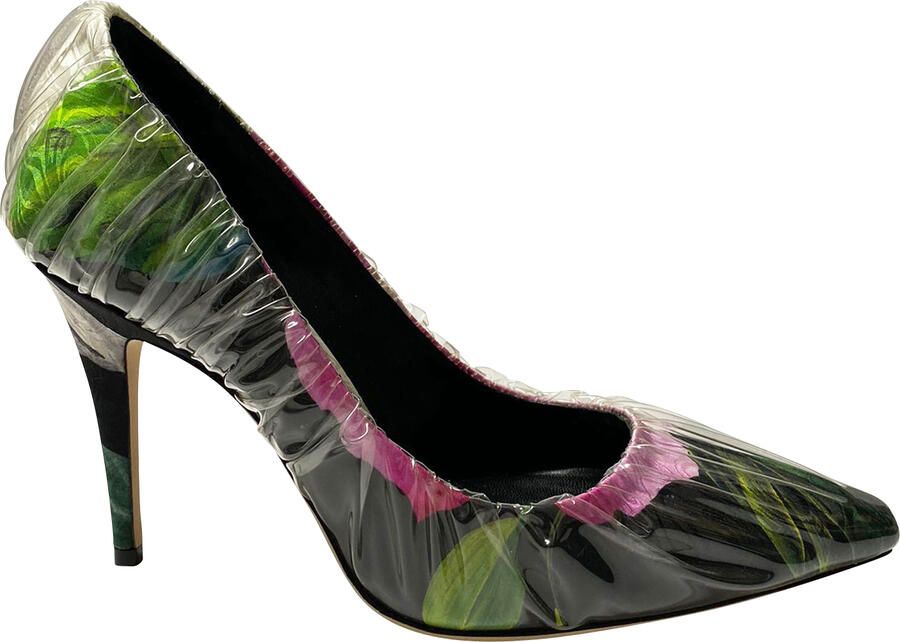 Jimmy Choo Pre-owned Jimmy Choo x Off-White Anne 100 Pump in Multicolor Stof