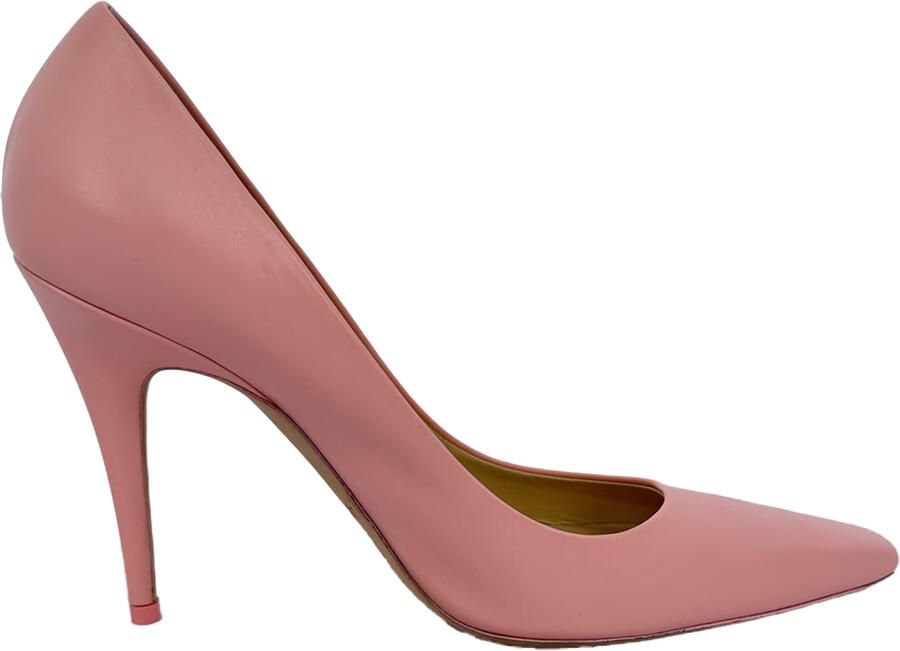 Jimmy Choo Pre-owned Jimmy Choo x Off-White Frances Pumps in Roze Leer