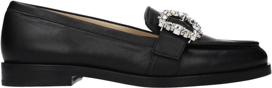 Jimmy Choo Zwarte Leren Instapschoenen